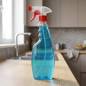 Pulvérisateur à pompe ovale Chizu, bouteille en plastique pour nettoyants pour verre et surfaces, emballage de produits chimiques ménagers, 500 ml - Product Image 3