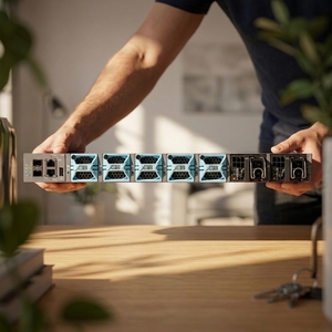 Commutateur réseau FX5110-48S-AFO2 48 ports SFP+ et 4 ports QSFP28 - Product Image 1