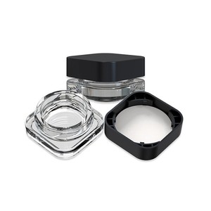 Frascos de vidrio grueso blanco y negro de 5/9 ml a prueba de niños con tapas blancas CR resistentes a los rayos <span class=keywords><strong>UV</strong></span> <span class=keywords><strong>para</strong></span> almacenamiento de aceite, bálsamo labial, cera, cosméticos. - Product Image 5