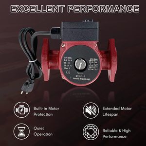 Bomba Circuladora UPS26-99FC de 1/6 HP, Hierro Fundido, 3/4 Pulgadas con Brida, 33 GPM, para Calefacción Radiante Hidrónica - Product Image 6