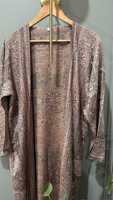 Robe de luxe de Dubaï pour l'Aïd, robe islamique pour femmes musulmanes, élégante et raffinée, décorée de diamants, en cachemire, ouverte sur le devant