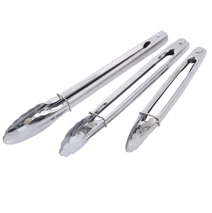 Mini de comida de acero inoxidable <span class=keywords><strong>pinzas</strong></span> con deslizante anillos pequeña concha de almeja servicio <span class=keywords><strong>pinzas</strong></span> para servir aperitivos postres ensalada - Product Image 3