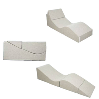 Fauteuil de yoga ergonomique convertible, design moderne, une place, emballé sous vide, pour chambre à coucher