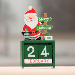 Creative Christmas <b>Gift</b> Wooden Calendar Ornament <b>Small</b> Christmas Decorations Children's Christmas <b>Gift</b> Ornament - Product Image 2