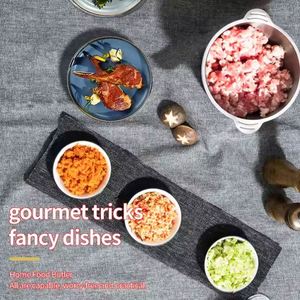 Home Kitchen Chopper Food <b>Grinders</b> 3L Electric Stainless Steel Home Kitchen Meat <b>Grinder</b> Slicer <b>Small</b> Automatic Food Chopper - Product Image 6