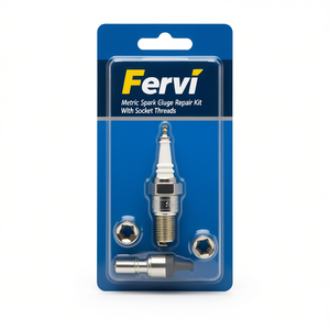 Kit de Reparación de Bujías Métricas Fervi con Roscas para Llaves de Vaso - Product Image 2