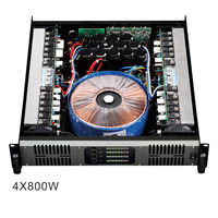 AMPLIFICADOR DE POTENCIA de PC 2U/3U, 4 canales, 900