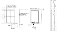 Écran LCD TFT Yousee, modules LCD 7 pouces, écran IPS 800*1280 avec interface MIPI, luminosité 500 nits pour produits numériques