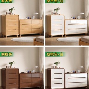 Solid Wood Chest Of <b>Drawers</b> Four Or Six <b>Drawer</b> Standing Storage Cabinet Scandinavian Design For Bedroom Living Room - Product Image 4