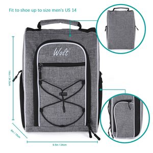 Sac de transport et de rangement pour <span class=keywords><strong>chaussures</strong></span> de football, de <span class=keywords><strong>golf</strong></span> et autres ballons, résistant à l'eau, durable, avec fermeture éclair, sac à main portable - Product Image 1