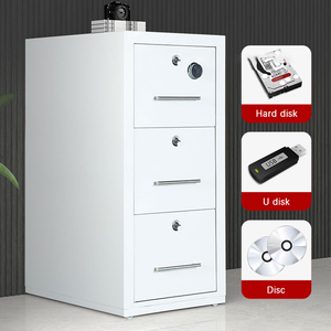 Archivador Vertical Ignífugo Comercial de 4 Cajones, Gabinete de Acero de Alta Resistencia para Almacenamiento Seguro de Documentos Importantes - Product Image 3