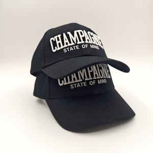 Casquette de baseball sportive personnalisée à 6 panneaux avec logo, en tissu Oxford Dobby, broderie manuelle ajustable – Vente en gros - Product Image 2