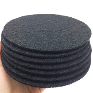 Filtre en coton pour poubelle à compost Hm Kitchen, 6,7 pouces, noir, absorbant les odeurs, kit de recharge de remplacement - Product Image 2