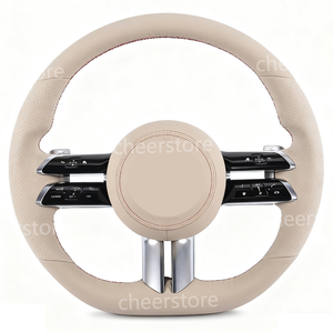 Para Mercedes Benz <span class=keywords><strong>2022</strong></span> nuevo G63 <span class=keywords><strong>AMG</strong></span> W463A W465 W206 W205 W204 W222 W223 W213 W177 GT GLE63 <span class=keywords><strong>volante</strong></span> de fibra de carbono con calefacción Led - Product Image 3