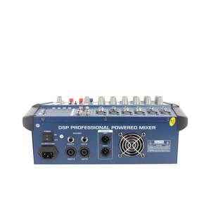 Venda quente 6 Canal 602D USB Powered Mixers Amplificador De Áudio Profissional com BT Vídeo & Iluminação - Product Image 4