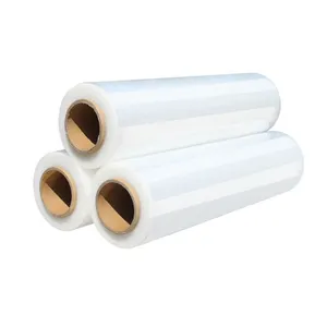 Industriële Transparante Plastic Stretch Wrap Film Roll Wrapper