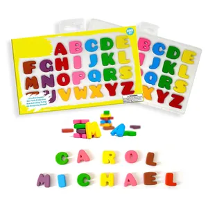 Ensemble de Crayons pour enfants, Logo personnalisé, créatif, Non toxique, lavable, lettres de l'alphabet, pour bricolage, peinture, 26 pièces