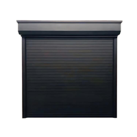 Porte de garage électrique universelle la plus vendue, enroulable, en alliage d'aluminium, moderne, extérieure, télécommandée, sans clé, pour bureau