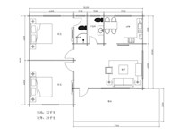 Kit de Cabane en Bois Préfabriquée Leader Écologique et Imperméable, Design Européen Personnalisé, Maison en Bois avec Entrée et Salle de Bain pour Vacances
