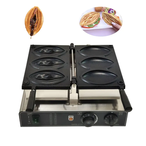 Máquina <span class=keywords><strong>de</strong></span> aperitivos eléctrica antiadherente comercial personalizada <span class=keywords><strong>mujer</strong></span> chica coño máquina para hacer gofres Vagina Waffle Maker - Product Image 2