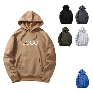 Sweat à capuche unisexe surdimensionné en polaire avec logo personnalisé, sweat-shirt uni pour hommes et femmes, salle de sport 2026 - Product Image 1