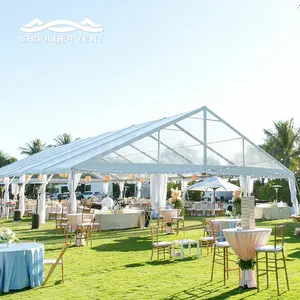 Outdoor Tent For Wedding And Celebrations Glass Wall Clear Wedding Party Tents For 200 People