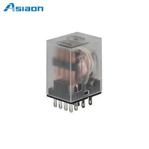 Asiaon Mini Relays AS13F/MY4 14 Pin 5A 5-100VDC 6-240VAC <span class=keywords><strong>Relay</strong></span> Elektromagnetik Miniatur untuk Kontrol Industri - Product Image 2