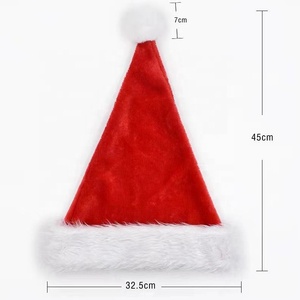 Custom Christmas <strong>Santa</strong> <strong>Hat</strong> for <strong>Kids</strong> Luxury Plush Xmas <strong>hat</strong> Merry Beanie <strong>Hat</strong> for Christmas Decorations - Product Image 6
