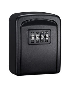Wall Mounted Key <b>Lock</b> <b>Box</b> 4 Digit Combination Storage <b>Lock</b> Key <b>Box</b> Wall Mounted Safe <b>Box</b> Keys Capacity Weatherproof for Outdoor - Product Image 1