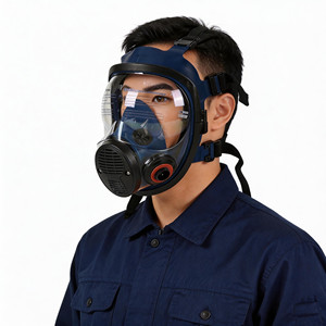 Masker <span class=keywords><strong>Respirator</strong></span> Full Face - Perlindungan Multi-<span class=keywords><strong>Gas</strong></span> untuk Industri, Konstruksi & Pengecatan - Product Image 1
