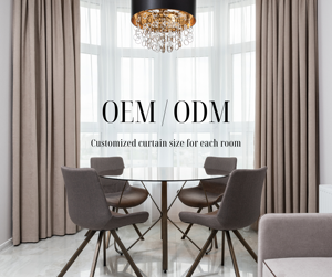 Yingkuo <span class=keywords><strong>tende</strong></span> oscuranti nuova tendenza lino grano 100% tessuto della tenda oscurante per la casa per l'hotel - Product Image 2