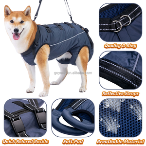 Arnés de Soporte Completo para Perros, Correas Ajustables, Eslinga de Recuperación, Chaleco de Elevación para Mascotas con Asa para Perros Mayores - Product Image 3