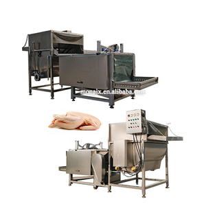 Máquina automática de descarga para escaldado y desplumado de pollos en mataderos con tanque de agua caliente - Product Image 1