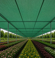 Filet d'ombrage robuste en HDPE stabilisé aux UV avec bord renforcé pour la couverture des fermes et des serres