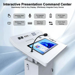 Podio de enseñanza digital interactivo multimedia con pantalla de alta definición y funciones de anotación para uso en el aula - Product Image 4