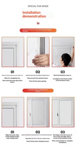 Moustiquaires anti-insectes et anti-moustiques 2025 en promotion – Moustiquaire de fenêtre durable à velcro pour l'été - Product Image 4