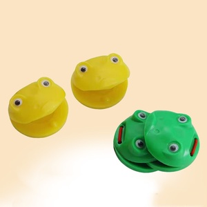 En gros : Planche de danse grenouille, Instrument de percussion Orff, Jouet claquant grenouille pour enfants, Matériel pédagogique musical pour la maternelle - Product Image 2