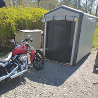 Couverture standard de garage de stationnement de tente gonflable imperméable et résistante de moto pour l'usage extérieur