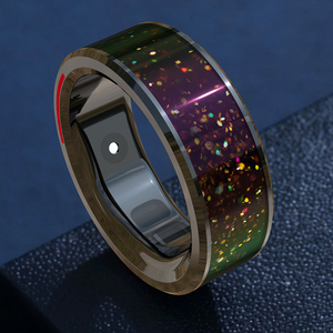 Anello Fitness intelligente di moda per uomo e donna pulsossimetro con controllo App pernice Tracker Touch Screen di coppia Gesundheits Tracker - Product Image 3