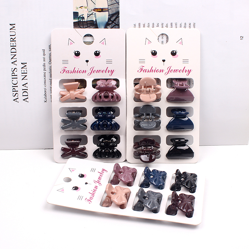 6 Piece Set of Small Hair