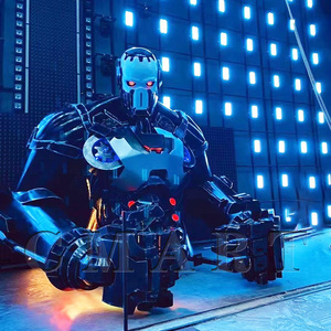 Escultura <span class=keywords><strong>de</strong></span> Robot Gigante <span class=keywords><strong>de</strong></span> Metal para Exteriores, Tamaño Personalizado, Transformers con Luz LED, Estatua <span class=keywords><strong>de</strong></span> Megatron <span class=keywords><strong>de</strong></span> Acero Inoxidable - Product Image 4