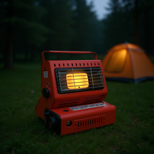 Réchaud au butane portable D0100XT3D1V pour camping en extérieur, cuisson, chauffage, brûleur à carburant métallique, voyage, camping-car, pêche - Product Image 2