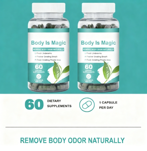 OEM-Chlorophyll-Kapseln-Entfernen Sie natürlich Körpergeruch, erfrischen Sie Unterarme, Atem und privaten Bereich - Product Image 5