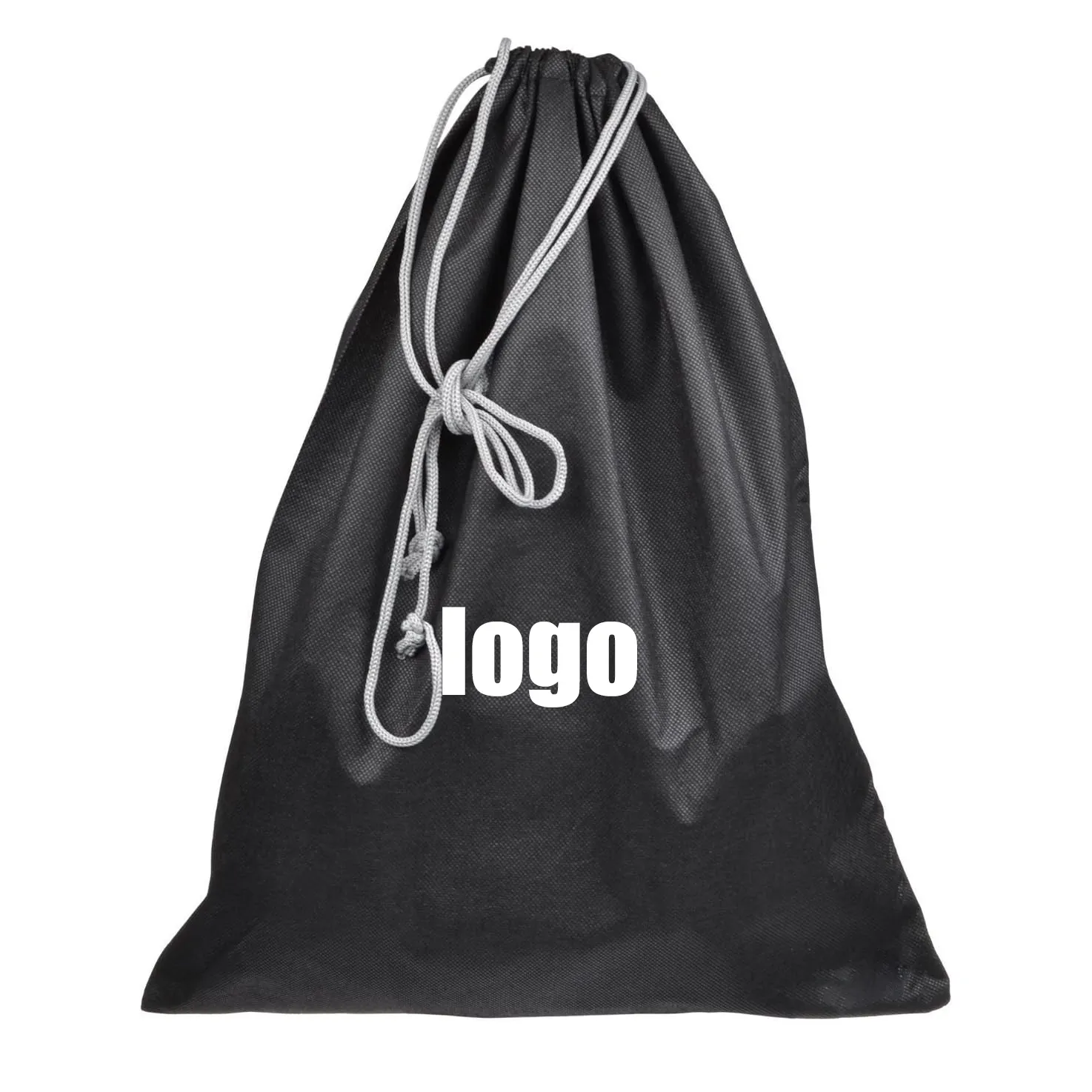 थोक उच्च गुणवत्ता यात्रा चप्पल डबल रस्सी drawstring बैग पुन: प्रयोज्य निविड़ अंधकार गैर बुना जूते धूल के सबूत बैग