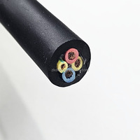 Câble en caoutchouc 4 ou 5 conducteurs, résistant à la chaleur, flexible, pour équipement industriel mobile
