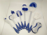 Brosse de nettoyage de sol de salle de bain à long manche en plastique, brosse pour joints et interstices, outil de nettoyage pour carrelage et salle de bain