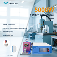 Machine de soudage à ultrasons JHN 5000W pour batteries NCA, véhicules électriques, systèmes de stockage d'énergie, outils électriques CE