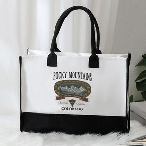 Bolsa de Playa de Lona Grande Personalizada con Diseñ<span class=keywords><strong>o</strong></span> Gráfico de Outdoor Discovery, Regalo Monogramado - Product Image 4