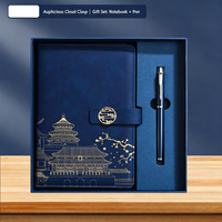 Coffret Cadeau de Carnets d'Affaires Best-sellers Personnalisés – Carnets de Réunion Épais de Luxe A5 en Cuir PU + Stylo – Coffret Cadeau