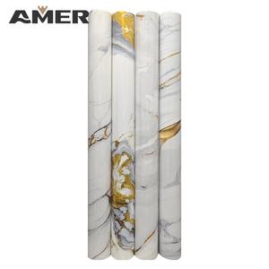 Amer Factory Wholesale <strong>Purple</strong> and Gold <strong>Marble</strong> Foam Self Adhesive Waterproof <strong>Wallpaper</strong> for Bathroom <strong>Marble</strong> - Product Image 5